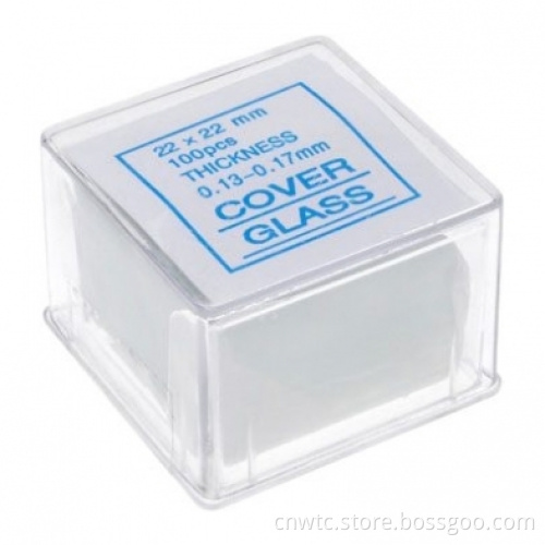 Lab Supplies: Frosted Glass Cover Slips and Microscope Slides